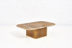 Brueton Brass Base Granite Top Coffee Table 1970 - 2053366