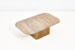 Brueton Brass Base Granite Top Coffee Table 1970 - 2053367