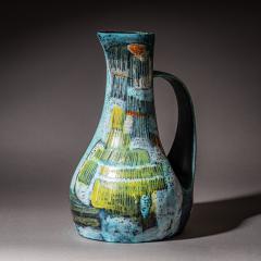 Bruno Baratti Pesaro Color Glazed Ceramic Jug by Bruno Baratti Pesaro Italy Mid 20th Century - 4547641