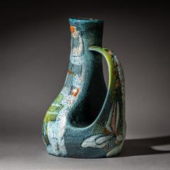 Bruno Baratti Pesaro Color Glazed Ceramic Jug by Bruno Baratti Pesaro Italy Mid 20th Century - 4547643