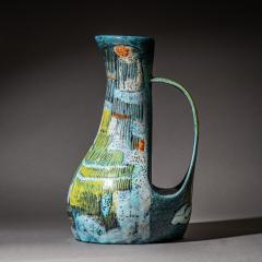 Bruno Baratti Pesaro Color Glazed Ceramic Jug by Bruno Baratti Pesaro Italy Mid 20th Century - 4547647
