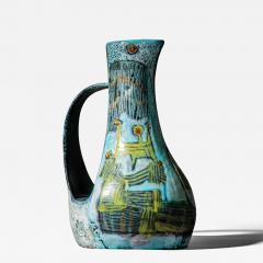 Bruno Baratti Pesaro Color Glazed Ceramic Jug by Bruno Baratti Pesaro Italy Mid 20th Century - 4547650