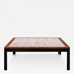 Bruno Capacci Bruno Capacci One of a Kind Coffee Table with Surrealist Figures 1950s Signed  - 4374614