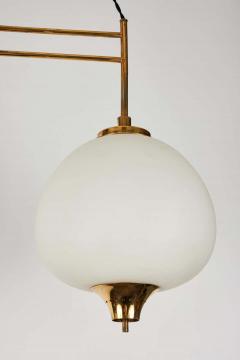 Bruno Chiarini 1950s Bruno Chiarini Double Pendant Suspension Lamp for Stilnovo - 1769713