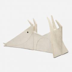Bruno Gambone Bruno Gambone Monumental Dog Sculpture in Glazed Earthenware 1970 - 4622085