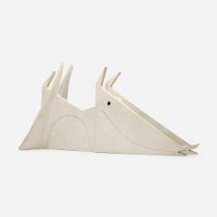 Bruno Gambone Bruno Gambone Monumental Dog Sculpture in Glazed Earthenware 1970 - 4622237
