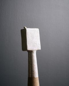 Bruno Gambone Ceramic Sculpture with Steel Base by Bruno Gambone Italy c 1990 - 4573510