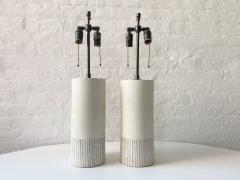 Bruno Gambone Exceptional Pair of Bruno Gambone Ceramic lamps - 1578978