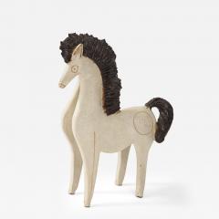 Bruno Gambone Glazed Ceramic Horse Sculpture by Bruno Gambone - 3054138