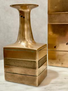 Bruno Gambone Rare Set of Three 3 Bruno Gambone Bronze Vases SIGNED - 4641532
