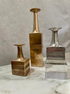 Bruno Gambone Rare Set of Three 3 Bruno Gambone Bronze Vases SIGNED - 4641539