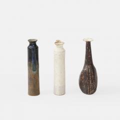 Bruno Gambone Set of 3 Small Ceramic or Stoneware Vases by Bruno Gambone - 3257938
