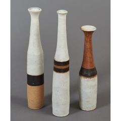 Bruno Gambone Set of Three Miniature Gambone Ceramic Vessels ca 1980 - 1002246