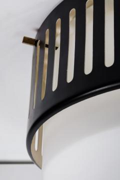 Bruno Gatta 1950s Stilnovo Glass and Metal Ceiling Lamp by Bruno Gatta - 1194760