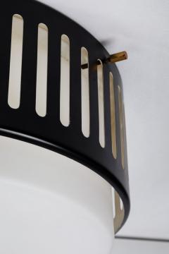 Bruno Gatta 1950s Stilnovo Glass and Metal Ceiling Lamp by Bruno Gatta - 1194763