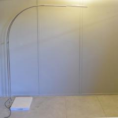 Bruno Gecchelin Bruno Gecchelin for Skipper Gesto Terra Arc Floor Lamp in Marble an metal 1970s - 4639682