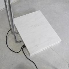 Bruno Gecchelin Bruno Gecchelin for Skipper Gesto Terra Arc Floor Lamp in Marble an metal 1970s - 4639689