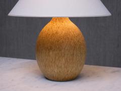 Bruno Karlsson Large Bruno Karlsson Speckled Ceramic Table Lamp Ego Stengods Sweden 1960s - 4095734