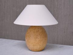 Bruno Karlsson Large Bruno Karlsson Speckled Ceramic Table Lamp Ego Stengods Sweden 1960s - 4095735