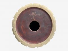 Bruno Karlsson Large Table Lamp Brown Stoneware Sweden 1960s - 4491985