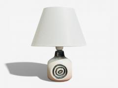 Bruno Karlsson Table Lamp White Glazed Ceramic Sweden 1960s - 4468888
