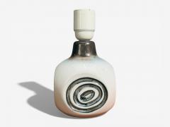 Bruno Karlsson Table Lamp White Glazed Ceramic Sweden 1960s - 4468891