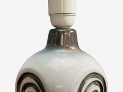 Bruno Karlsson Table Lamp White Glazed Ceramic Sweden 1960s - 4468892