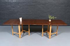 Bruno Mathsson Bruno Mathsson Maria Flap Walnut Beech Dining Table for Karl Mathsson - 4650797
