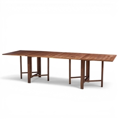 Bruno Mathsson Bruno Mathsson Style Maria Mid Century Danish Teak Expanding Dining Table - 4703938