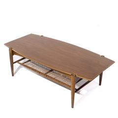 Bruno Mathsson Bruno Mathsson for Dux Mid Century Teak Surfboard Coffee Table - 3967651