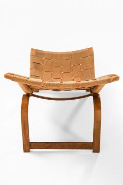 Bruno Mathsson Early Lounge Chair in Stained Birch and Hemp Webbing by Bruno Mathsson 1936 - 4378231