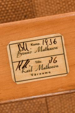 Bruno Mathsson Early Lounge Chair in Stained Birch and Hemp Webbing by Bruno Mathsson 1936 - 4378238