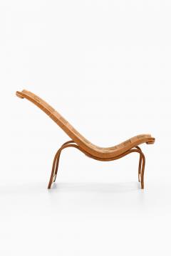 Bruno Mathsson Early Lounge Chair in Stained Birch and Hemp Webbing by Bruno Mathsson 1936 - 4378240