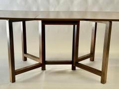 Bruno Mathsson Gate Leg Table Refinished in Driftwood Grey Mid Century Bruno Mathsson - 4367338