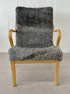 Bruno Mathsson Mid Century Modern Mina Lounge Arm Chair Bruno Mathsson Sweden 1950s - 2531030