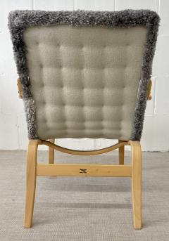 Bruno Mathsson Mid Century Modern Mina Lounge Arm Chair Bruno Mathsson Sweden 1950s - 2531037