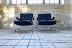 Bruno Mathsson Midcentury Pair of Easy Chairs Model Karin by Bruno Mathsson - 2265098