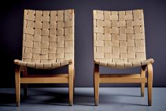 Bruno Mathsson Pair of Eva Lounge Chairs by Bruno Mathsson - 4389737