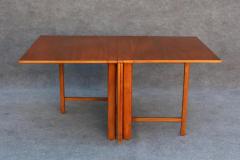 Bruno Mathsson Professionally Restored Bruno Mathsson Maria Folding Table in Walnut 1950s - 3357208
