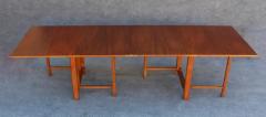 Bruno Mathsson Professionally Restored Bruno Mathsson Maria Folding Table in Walnut 1950s - 3357211