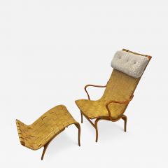 Bruno Mathsson Scandinavian Lounge Chair Pernilla 1 by Bruno Mathsson 1940s - 3293563