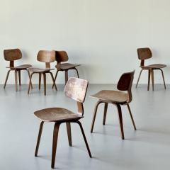 Bruno Weil Bruno Weil set of six chairs designed 1945 produced mid 20th century - 4746236