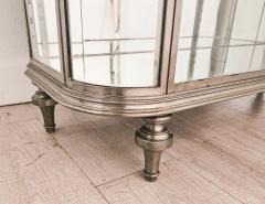 Brushed Steel Mirrored French Display Case Vitrine circa 1920 - 4720444