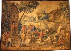 Brussels Tapestry After Teniers Circa 1700 - 3152163