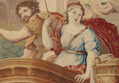 Brussels tapestry second half of the 17th century Mark Antony and Cleopatra  - 4132203