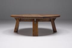 Brutalism Round Coffee Table 1970s - 2399172