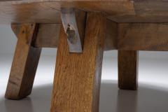 Brutalism Round Coffee Table 1970s - 2399180