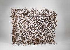 Brutalist Abstract Nail Sculpture in the Style of Harry Bertoia - 2243739