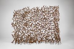Brutalist Abstract Nail Sculpture in the Style of Harry Bertoia - 2243740