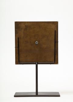 Brutalist Bronze Piece on Stand 20th Century - 1327150